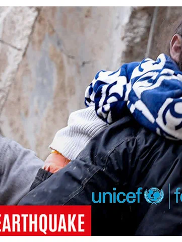 Brogan Group Ireland support UNICEF Syria/Turkey Earthquake appeal